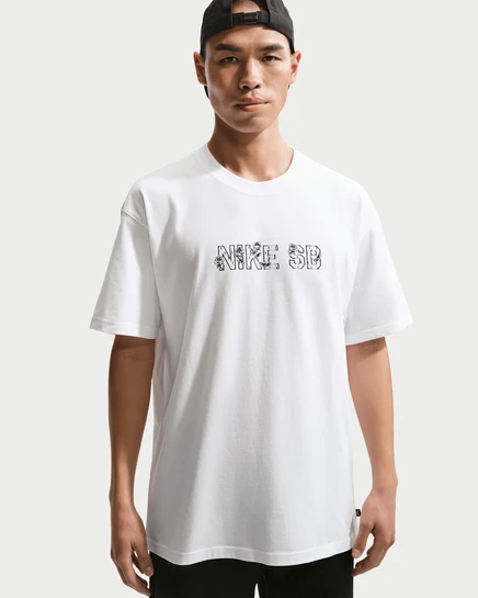 Унисекс футболка Nike SB Skate, белая