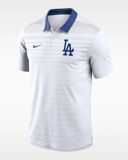 Мужское поло Nike Dodgers Vapor Dri-FIT, бело-синее