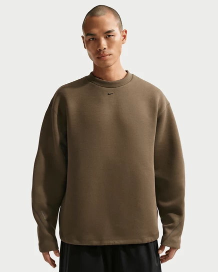 Мужской свитшот Nike Tech Fleece, ореховый/черный
