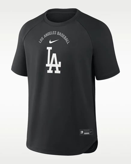 Мужской тренировочный топ Nike Authentic Dodgers, черный