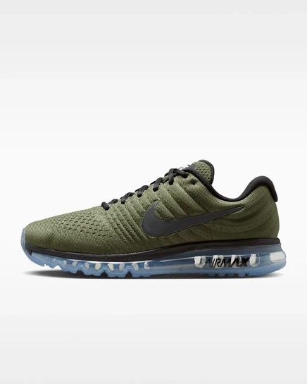 Мужские кроссовки Nike Air Max 2017, хаки/черные