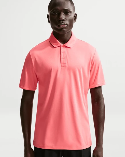 Мужское поло Nike Par Dri-FIT для гольфа, hot lava