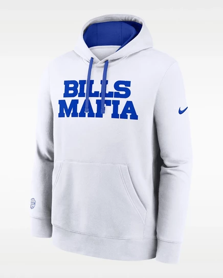 Мужская худи Nike Buffalo Bills Rivalries Collection Club, белая