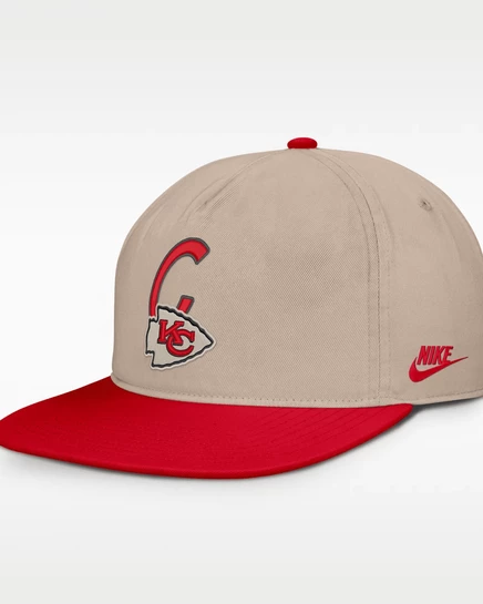 Мужская кепка Nike Rewind Pro Chiefs, бежевая