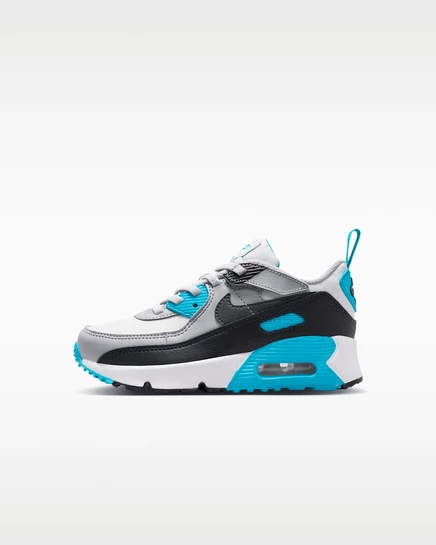 Кроссовки малышам Nike Air Max 90, платиново-голубо-серые