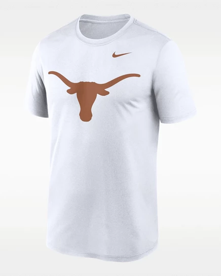 Мужская футболка nike texas primetime legend dri-fit, белая