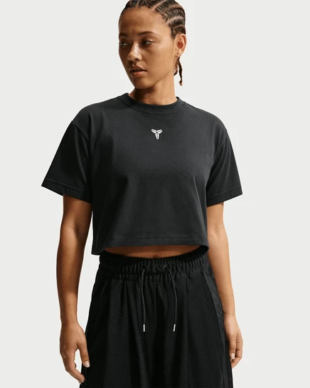 Женская укороченная футболка Nike Kobe Dri-FIT, черная