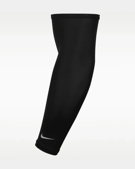 Унисекс рукава Nike Dri-FIT Lightweight 2.0, черно-серебристые