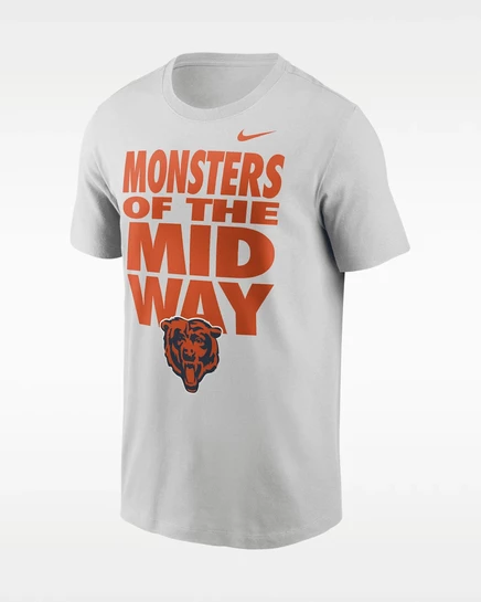Мужская футболка Nike Chicago Bears Essential, серая