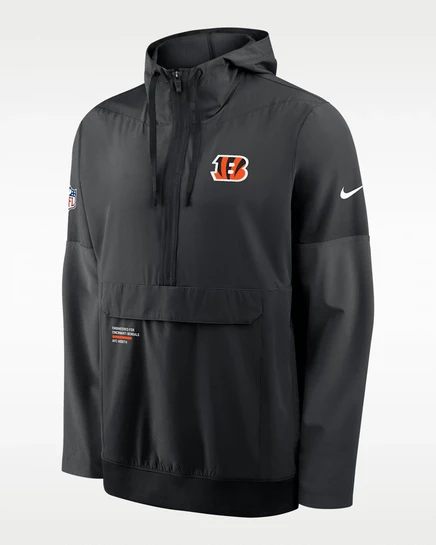 Мужская куртка-анорак Nike Well Rounded Bengals, черная