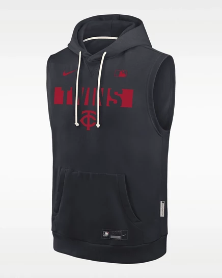 Мужская безрукавная худи Nike Dri-FIT Authentic, темно-синяя
