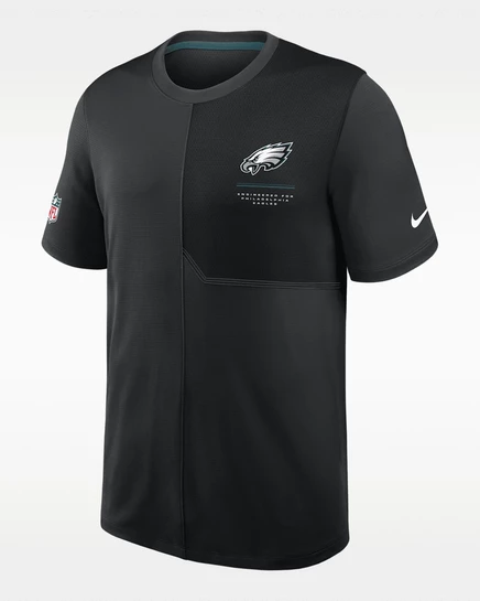 Мужская футболка Nike Eagles Sideline, черная