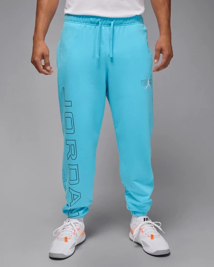 Мужские флисовые штаны Jordan Crossover, голубой/черный/белый