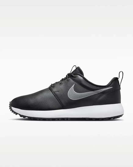 Унисекс обувь для гольфа Nike Roshe G, черно-белые с серым