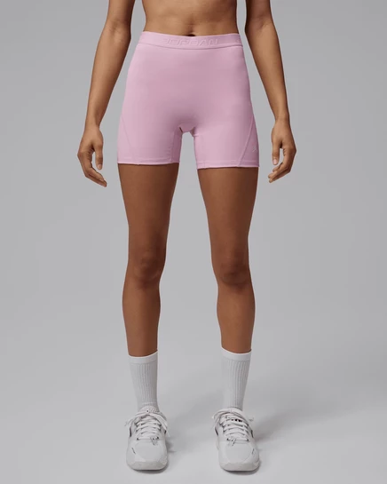 Женские велосипедные шорты Jordan Sport Essentials Dri‑FIT 5″, розово‑белые