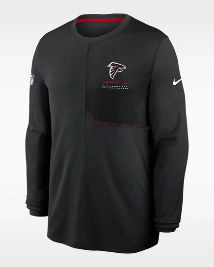 Мужской лонгслив Nike Dri-FIT Atlanta Falcons, черно-красный
