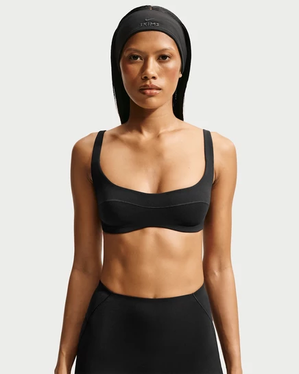 Женский топ NikeSKIMS Studio Stretch, обсидиановый