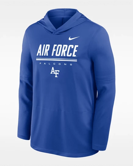 Мужское худи Nike Air Force Dri-FIT, ярко-синее
