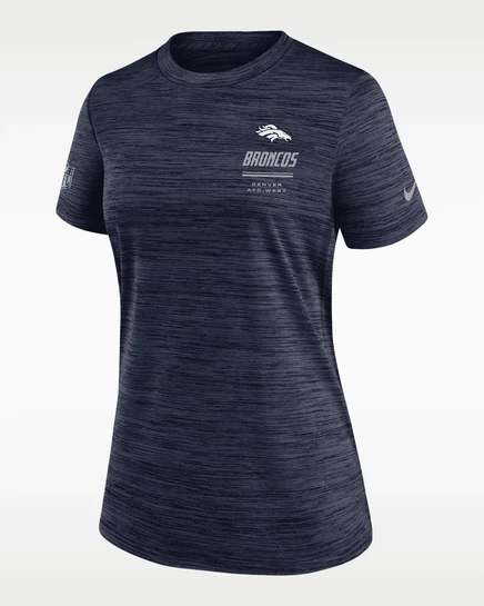 Женская футболка Nike Dri-FIT Denver Broncos, темно-синяя