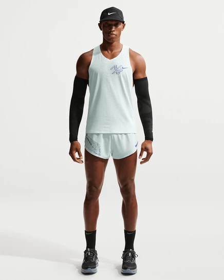 Мужские шорты Nike AeroSwift 2″, зеленые/лазурные