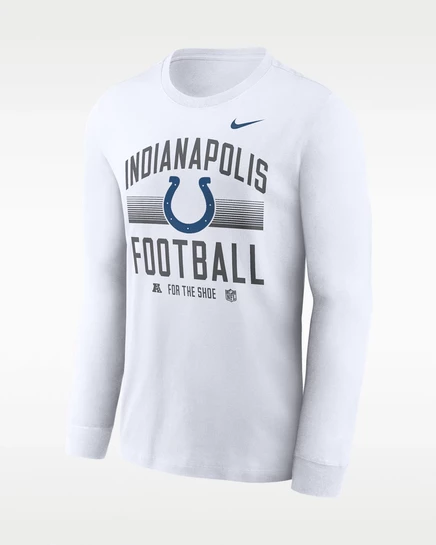 Мужской лонгслив Nike Indianapolis Colts, белый