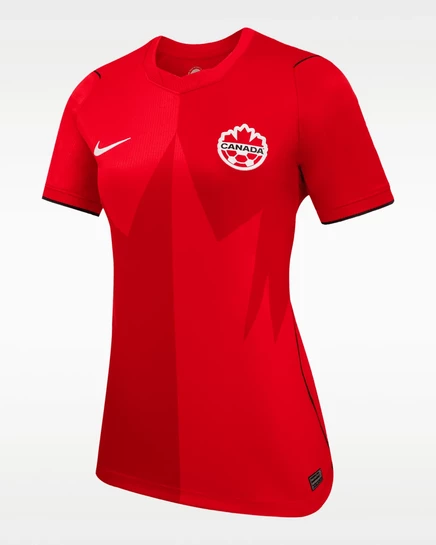 Женская футболка Nike Canada Stadium Home Dri-FIT, красная