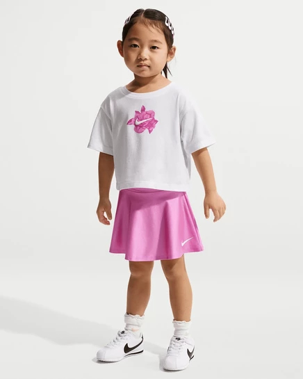 Для девочек одежда Nike move with nature toddler 2-piece scooter set фиолетовый