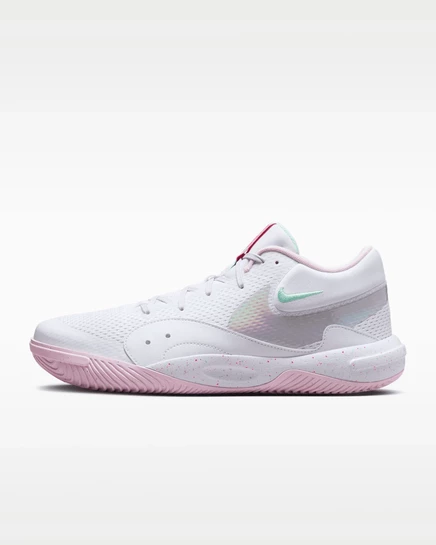 Унисекс волейбольные кроссовки Nike Hyperquick SE, белые/лиловые/мятные/розовые