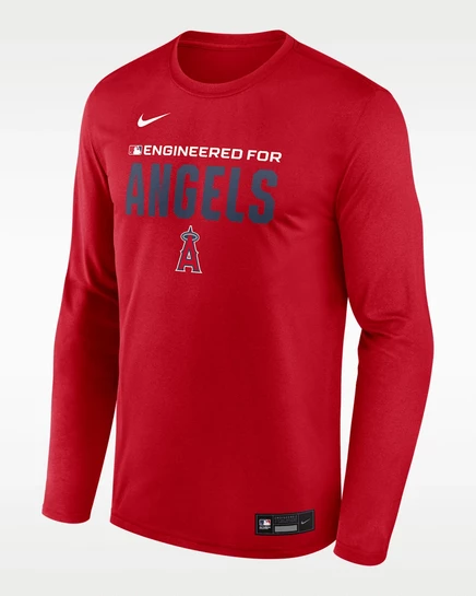 Мужская футболка Nike Los Angeles Angels Dri-FIT, красная