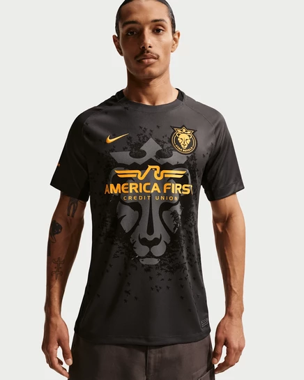 Мужская футболка Nike Dri-FIT Utah Royals, антрацитовая