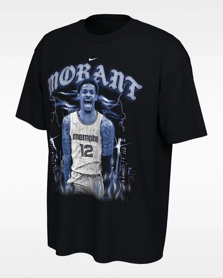 Унисекс футболка Nike Ja Morant City Edition, черная