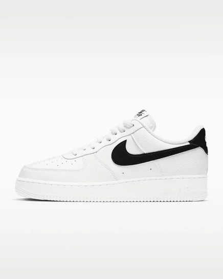 Мужские кроссовки Nike Air Force 1 '07, белые/черные
