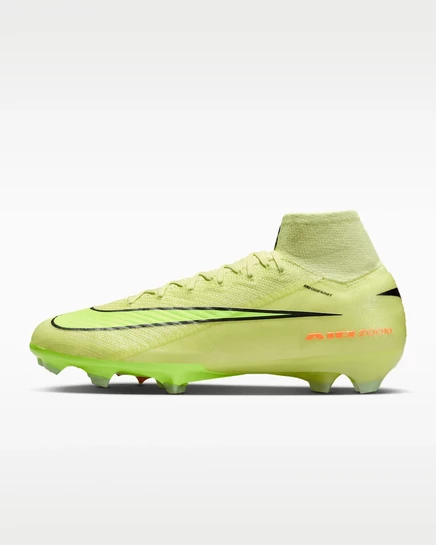Футбольные бутсы Nike Mercurial Superfly 10 Elite FG, лимонно-красные
