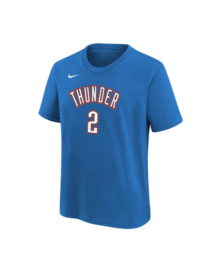 Детская футболка Nike Shai Gilgeous-Alexander Thunder, синяя