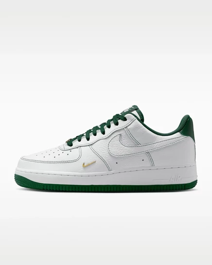 Женские кроссовки Nike Air Force 1, белые/зеленые