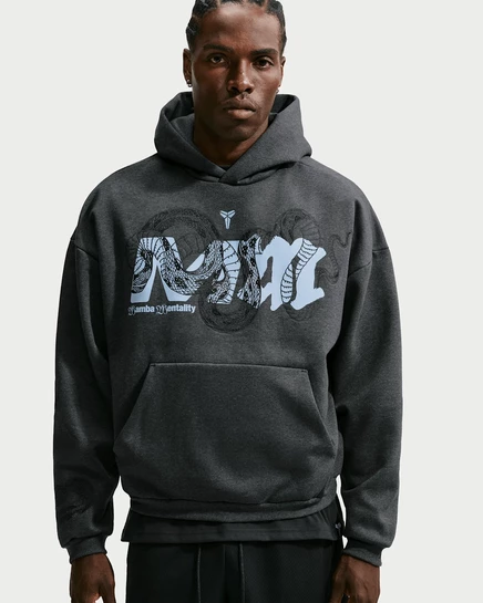 Мужское худи Nike Kobe Therma-FIT, черно-голубое