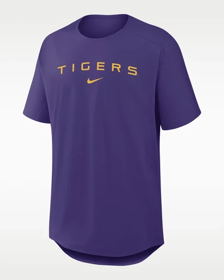 Мужской топ Nike LSU Premium Performance, фиолетовый