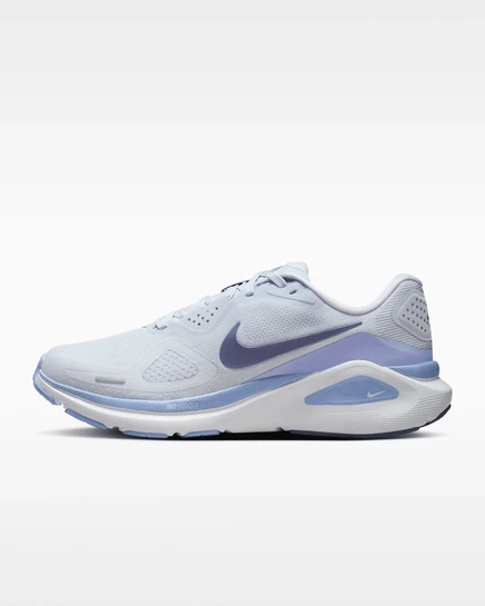 Женские беговые кроссовки Nike Structure 26, серо-белые/индиго