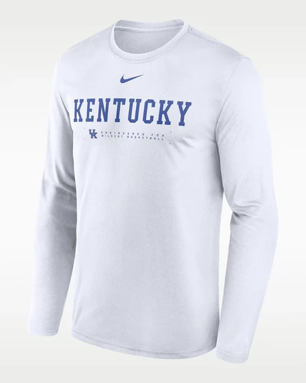 Мужской лонгслив Nike Courtside Dri-FIT, белый