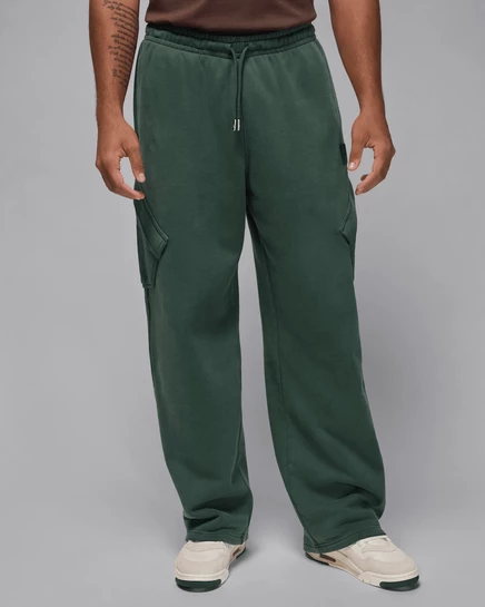 Мужские брюки Jordan Flight Fleece Chicago, тёмно-зелёные/винтажно-зелёные