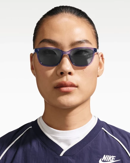 Женские солнцезащитные очки Nike Flash Polarized, фиолетово-желтые