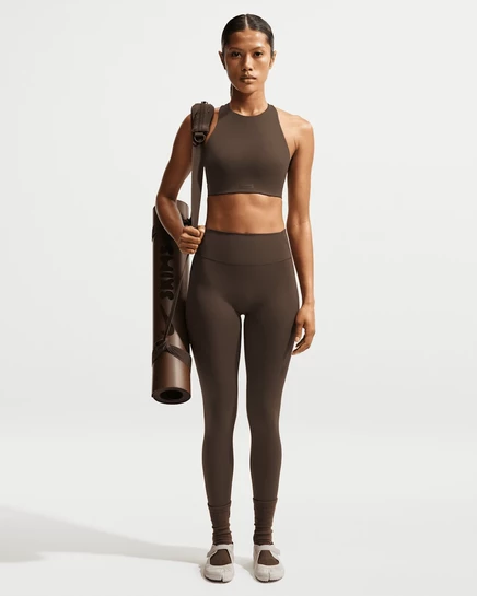 Женские лосины NikeSKIMS Matte высокая талия, сепия