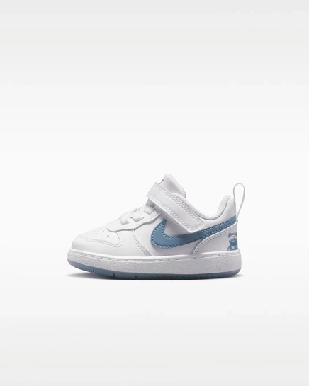 Детские кеды Nike Court Borough Low, белые/синие