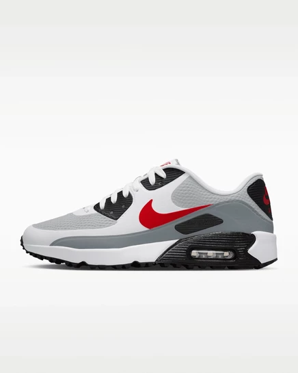 Унисекс кроссовки Nike Air Max 90 G, белый/серый/красный