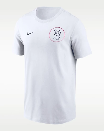 Мужская футболка Nike MLB Boston Red Sox USA 250, белая