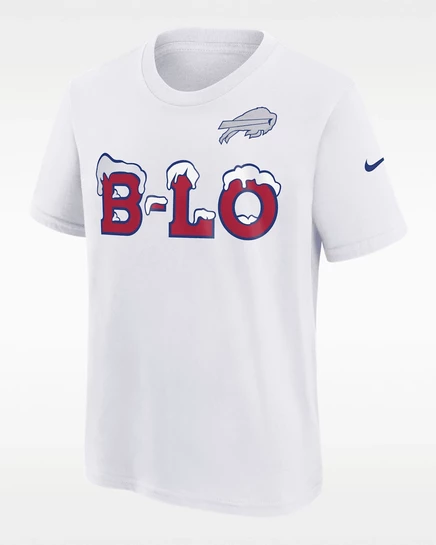 Мальчиковая футболка Nike Buffalo Bills Rivalry, белая