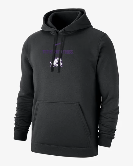 Мужская толстовка Nike TCU Club Fleece, темно-синяя