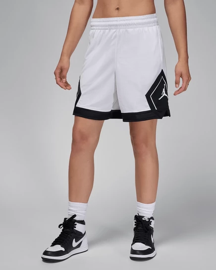Женские шорты Jordan Sport Diamond 4″, белые/черные