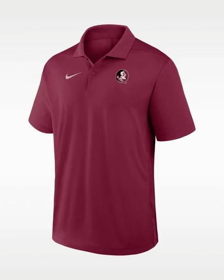 Мужское поло Nike Florida State Primetime, бордовое