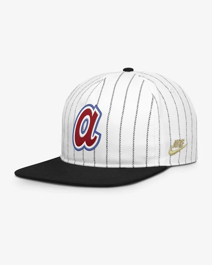Мужская бейсболка Nike Atlanta Braves Pro регулируемая, белая